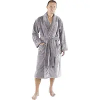 De Witte Lietaer Badjas Heren Gentle Silver-M