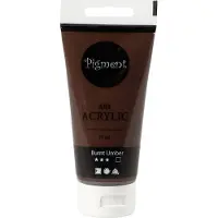 Packlinq Acryl Verf, semi-glanzend, dekkend, burnt umber, 75 ml/ 1 fles
