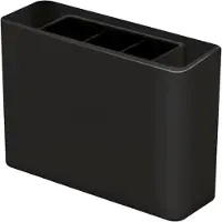 HAN pennenkoker - SMART LINE - 3-vaks - hoogglanzend zwart - HA-92120-13