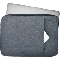 Lunso - Stijlvolle zachte neopreen sleeve hoes 15 inch - Blauw