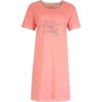 Irresistible Dames Nachthemd - Slaapkleed - Katoen - Roze - Maat S