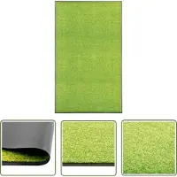 The Living Store Deurmat - Binnen/buitenmat - 150 x 90 cm - Anti-slip PVC - Groen