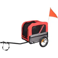 Flamingo Hondenfietskar Romero 59,5x43x51 cm rood