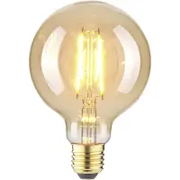 LIGHTME LM85060 LED-lamp E27 Globe 4.5 W Barnsteen (Ø x l) 95 mm x 140 mm 1 stuk(s)