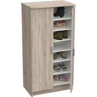 Young Furniture Schoenenkast Shoes 108 cm hoog geborsteld eiken