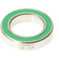 ABI Enduro Bearings Enduro Lagers, type Bb Cxd 6802 Llb-bx Xd-15, keramisch hybride, ABEC-5 radiaal lager, zilverkleurig, afmetingen 15 x 24 x 5 mm, zilverkleurig, afmetingen 15 x 24 x 5 mm