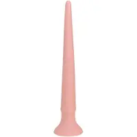 Kiotos COX XXL dildo van 50 cm lang met diameter van 23 mm > 56 mm - blanke beige