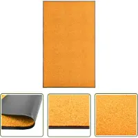 The Living Store Deurmat s Binnen/Buitenmat - 150x90 cm - 100% polyamide - anti-slip PVC - oranje