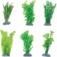 Flamingo Aquarium plant plastic fiji decoratie - S