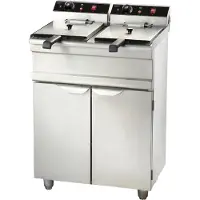 CombiSteel Elektrische Friteuse 2X9 L - - 7455.0985 - Horeca & Professioneel - Horeca & Professioneel