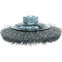 Ironside Kegelborstel Gegolfd 100mm M14 Stl - 1879354