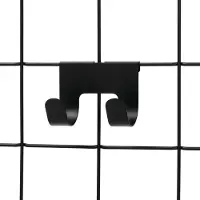 IDesign Haakje iDesign Jayce Dubbel Zwart (2-Delig)