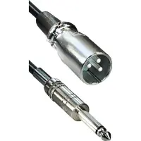 MaxTrack XLR (m) - 6,35mm Jack mono (m) audiokabel - 5 meter