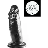 Dark Crystal XXL Dildo 23 x 8,5 cm - zwart