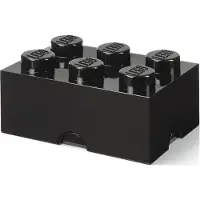 LEGO - Opbergbox Brick 6 - Nylon - Zwart