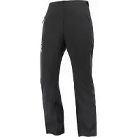 Salomon - Dames skibroeken - S/Max Warm Pants W Deep Black voor Dames - Maat S - Zwart