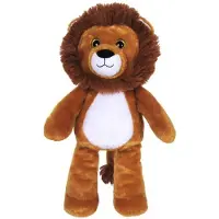 Sandy Knuffeldier Leeuw - dieren knuffels - pluche stof - 42 cm - Knuffeldier