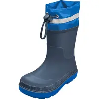 Playshoes Regenlaarzen blauw / marine / lichtgrijs