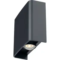 BES LED LED Wandlamp - Brinton Victo - Up & Down - 2W 180lm - Helder/Koud Wit 6000K - Voor Buiten en Binnen - Waterdicht IP65 -