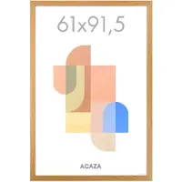 Acaza Fotolijst - Fotolijsten - Poster Formaat 61x91,5 cm - MDF hout - Warme Eik