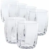 Bormioli Rocco Drinkglazen - 6-delig - 300 ml - helder glas - waterglazen - sapglazen - cocktailglazen - longdrinkglazen