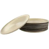 OTIX Dinerborden - Bordenset - 12 Persoons - Goud - Glitter - Onderborden - Kerst - 27cm - Glas - AUREA
