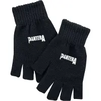 Ginza.se Vingerloze handschoenen - Logo - zwart - Maat Standard