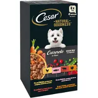 Cesar NATURAL GOODNESS Casserole in Sauce 4 varianten 8x 100g