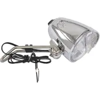 Trelock ls 583 bike-i retro koplamp zilver