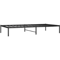 vidaXL Bedframe, metaal, zwart, 100x200 cm