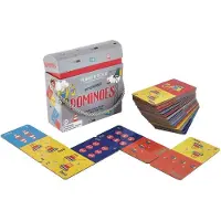 Floss & Rock Domino tweezijdig Bouw - 13 x 13 cm