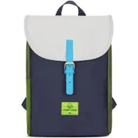 Johnny Urban Rugzak 'Liam' donkerblauw / groen / wit
