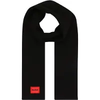 HUGO Sjaal 'Zaff 6' rood / zwart