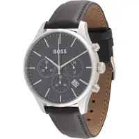 BOSS Analoog horloge 'AVERY' donkerblauw / zwart / zilver