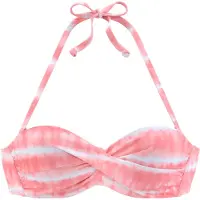 s.Oliver Bikinitop roze gemêleerd / wit