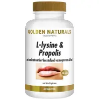 Golden naturals L-lysine & Propolis Tabletten