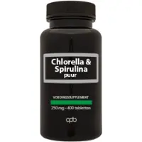 APB Holland Chlorella & Spirulina 250 mg puur 400 tabletten