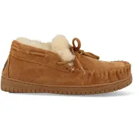 Warmbat Pantoffel Women Bunya Suede Cognac-Schoenmaat 36