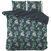 Dreamhouse Dekbedovertrek Nature Leaves Green Satijn-240 x 200 / 220 cm | Lits-Jumeaux