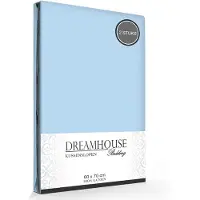 Dreamhouse Kussensloop 60x70 cm (Per 2 st) - katoen - blauw