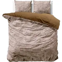 Dreamhouse Velvet dekbedovertrek Aria bruin - signature - 240x220