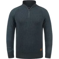 Blend Trui 'Ganbolf' donkerblauw / bruin / zilvergrijs
