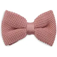 Sir Redman SR24005 ( SRBOWTIE24005 ) gebreide strik zachtroze