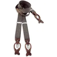 Sir Redman SR21175 ( SR175 ) luxe bretels Visgraat motief bruin