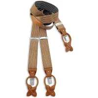 Sir Redman SR151 Luxe Bretels Striped Gent - Cognac