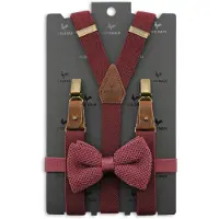 Sir Redman SR20085 ( SRCOMBI20085B ) bretels combi pack Mr. Buck Burgundy