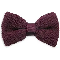 Sir Redman SR24084 ( SRBOWTIE24084 ) gebreide strik aubergine