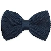 Sir Redman SR24004 ( SRBOWTIE24004 ) gebreide strik donkerblauw
