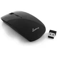 MediaRange MROS215 Maus Wireless 3 Tasten, geräuscharm schwarz glänz