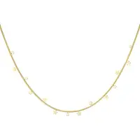 Yehwang - Ketting Hangende Sterretjes - Goud - Stainless Steel
